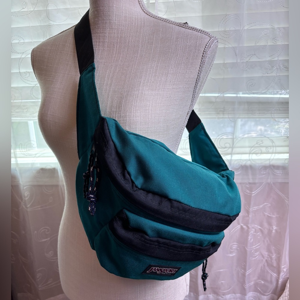 Vintage JanSport 90’s Green Unisex Fanny Pack